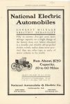 1901 National Electric Automobiles ad SCRIBNER’S MAGAZINE ADVERTISER 6.5″×9.5″ page 91