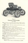 1904 NATIONAL ELECTRIC VEHICLES Model 50 folder 4.5″×7″ page 1
