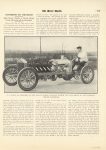 1906 1 18 GATHERING ON THE BEACH 6-cylinder THOMAS article The Motor World 8.5″×12″ page 919