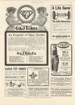 1908 5 21 IND G G TIRES An Example of Their Quality ad MOTOR AGE 8.25″×11.5″ page 81