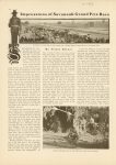 1909 11 ca. Impressions of Savannah Grand Prix Race By Victor Breyer article MOTOR AGE 8.5″×12″ page 24