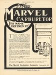 1910 5 25 The MARVEL CARBURETOR IT’S NAME DEFINES IT ad THE HORSELESS AGE 8.5″×11.25″ page 25