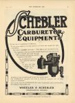 1910 6 1 SCHEBLER CARBURETOR EQUIPMENT ad THE HORSELESS AGE 8.5″×12″ page 5
