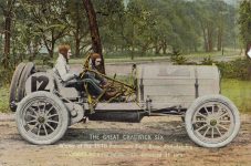 1910 Fairmount Park Race winner THE GREAT CHADWICK SIX color RPPC front