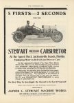 1911 5 10 STEWART CARBURETOR 5 FIRSTS 2 SECONDS ad THE HORSELESS AGE 8.5″×11.75″ page 23
