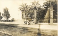 1912 5 4 Santa Monica Road Race De Palma driving MERCEDES RPPC PALMERSTON photo front