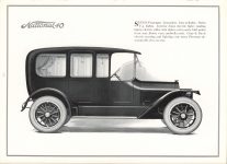 1914 National MOTOR CARS Six and 40 sales catalog 7.75″×10.75″ page 19