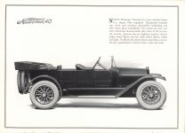 1914 National MOTOR CARS Six and 40 sales catalog 7.75″×10.75″ page 20