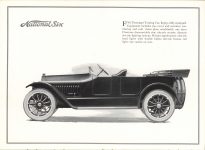 1914 National MOTOR CARS Six and 40 sales catalog 7.75″×10.75″ page 6
