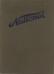 1914 National MOTOR CARS Six and 40 sales catalog 8″×10.75″ Front cover