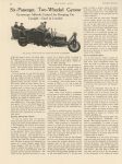 1915 12 16 Six-Passenger Two-Wheeled Gyrocar article MOTOR AGE 8.25″×11.25″ page 34