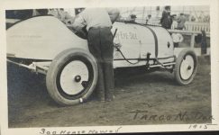 1915 ca. Race cars Fargo, No.Dak. Jay-Eye-See 300 Horse Power 4″×2.25″ snapshot
