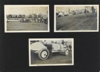 1915 ca. Race cars Fargo, No. Dak. page of 3 snapshots