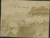 1915 ca. Tacoma, WASH Auto Races 3″×2.25″ snapshot 2