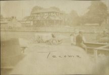1915 ca. Tacoma, WASH Auto Races 3″×2.25″ snapshot 3