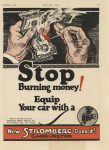 1922 12 14 STROMBERG CARBURETOR Stop Burning money ad MOTOR AGE 8.25″×11.5″ page 83