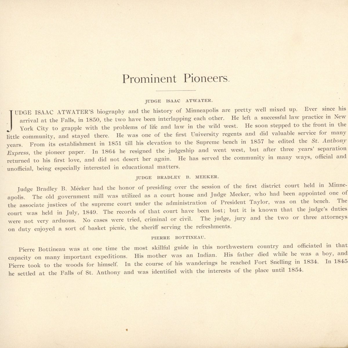 1890 MINNEAPOLIS ALBUM Early Days In Minneapolis Edward Bromley
