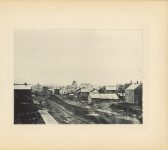 1890 MINNEAPOLIS ALBUM Early Days In Minneapolis Edward Bromley Second Street in 1867 10.5″×8.75″ page 130