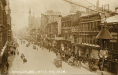 1898 Minneapolis MINN Nicollet Ave RPPC