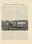 1908 8 20 FIRST ENTRIES FOR VANDERBILT CUP CLOSE SEPT 1 article THE AUTOMOBILE 8.5″×12″ page 273