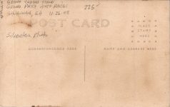 1910 ca. Calab Bragg driver Car 41 unknown track KUHL MIL RPPC screenshot back