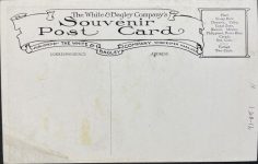 1911 Ralph Mulford OILZUM Race car Driver Auto Oil Vanderbilt Cup Race postcard back screenshot