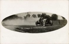 1911 Winner LEN ZENGEL in National Car ELGIN National Auto Race Illinois RPPC front screenshot