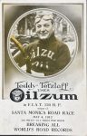 1912 Teddy TETZLAFF OILZUM Santa Monica Road Race Auto Oil postcard front screenshot