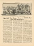 1913 6 5 Indy 500 Eighty-Eight Tires Changed During the 500-Mile Race article MOTOR AGE 8.5″×12″ page 19
