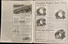1913 Indy 500 Sears, Roebuck and Co. How Goux Won The Great 500-Mile Race Indy 500 pages 4 & 5 screenshot