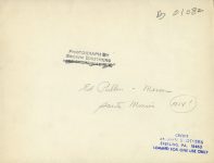 1914 maybe Santa Monica Ed Pullen MERCER Brown Bros. 8.5″×6.5″ photo back