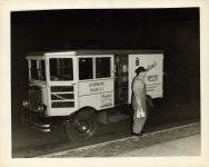 1934 ca. BORDEN Milk truck Passaic NJ 10″×8″ Brown Bros. photo front