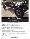 1911 E-M-F Racer trading card v1 2023