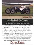 1912 PACKARD 30 Racer trading card v4 2023