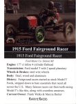1915 FORD Fairground Racer trading card v1 2023
