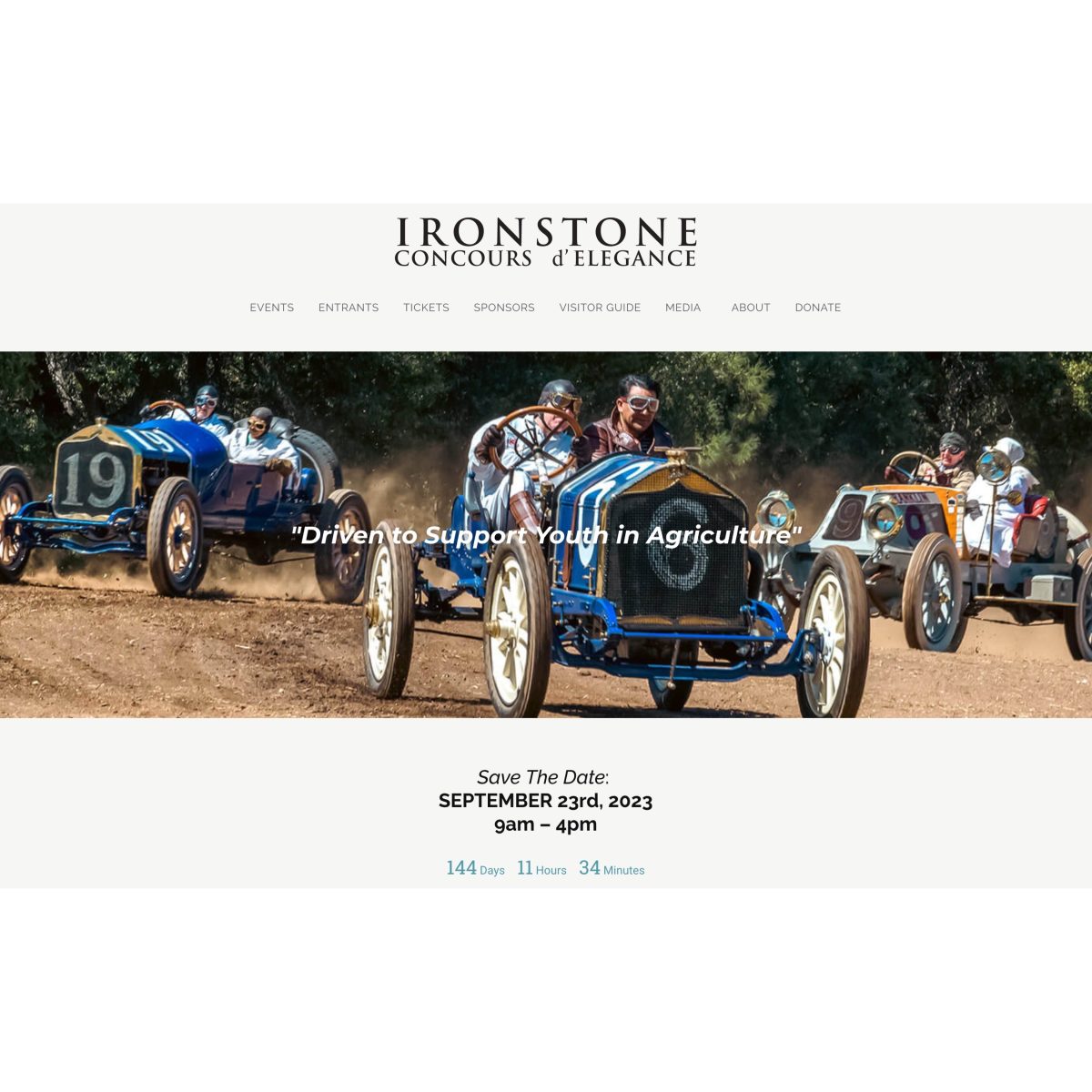 2023 Ironstone Concours Ragtime Racers