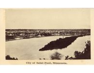 1865 ca. City of Saint Paul, Minnesota CDV Martin’s Art Gallery front
