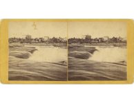 1870 ca. Minneapolis, MN Falls of St. Anthony BEAL stereoview front