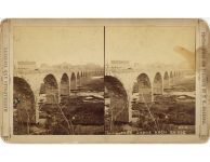 1884 ca. Minneapolis, MN Manitoba Stone Arch Bridge 4013 TW INGERSOLL stereoview front