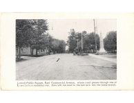 1909 Cobe Cup Race Lowell Public Square W. H. Hayward photo Foldout 10