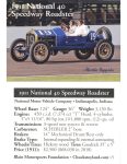 1911 National 40 Speedway Roadster trading card v5