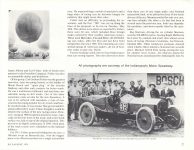 1911 The First “500” Indianapolis, 1911 By Jerry Gebby ANTIQUE AUTOMOBILE 10.75″×8.5″ page 27