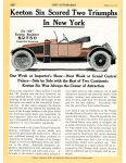 1913 1 39 KEETON Six Scored Two Triumphs In New York ad THE AUTOMOBILE page 232 screenshot