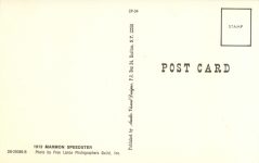 1913 MARMON Speedster ca. 1965 postcard back