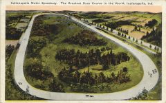 1914 5 30 Indianapolis Motor Speedway track postcard front