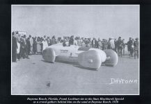 1928 STUTZ Black Hawk Special Daytona Beach, FL Frank Lockhart driver 11″×7.5″ photo