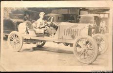 Post 1912 EARLY OPEN WHEEL RACE CAR 2 RPPC screenshot front