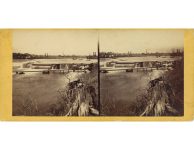 1865 ca. Minneapolis, MINN Falls of St. Anthony stereoview front