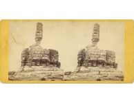 1870 ca. CASTE ROCK, DAKOTA CO. Minnesota Upton stereoview front