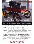 1903 National Electric Road Wagon trading card v2 2023